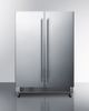 Summit® 5.1 Cu. Ft. Stainless Steel Wine Cooler-1