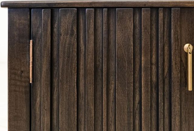 International Furniture Direct Mezquite Dark Brown TV Stand-3