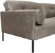 Armen Living Michalina Fossil Gray Velvet Sofa-4