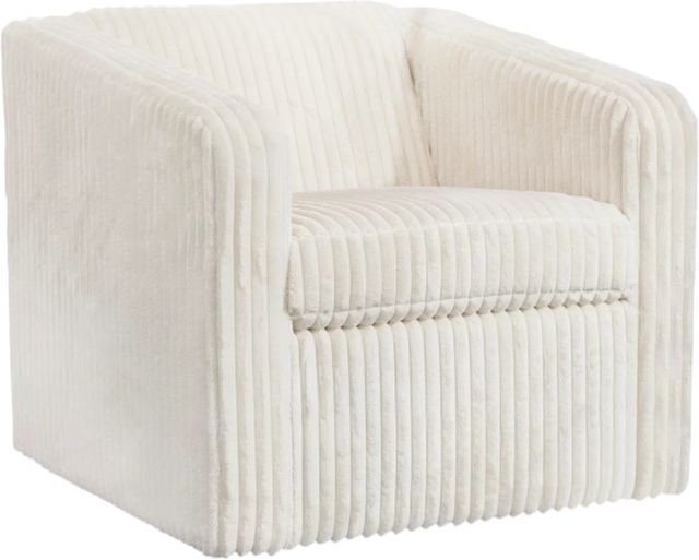Harp & Finial® Sandoval Mega Ivory Swivel Chair -0