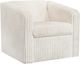 Harp & Finial® Sandoval Mega Ivory Swivel Chair -0