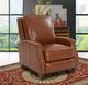 BarcaLounger® Melrose Colchester Bitters Leather Manual Recliner-2