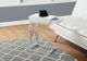 Monarch Specialties Inc. Glossy White Drawer Accent Table with Chrome Metal Base-2