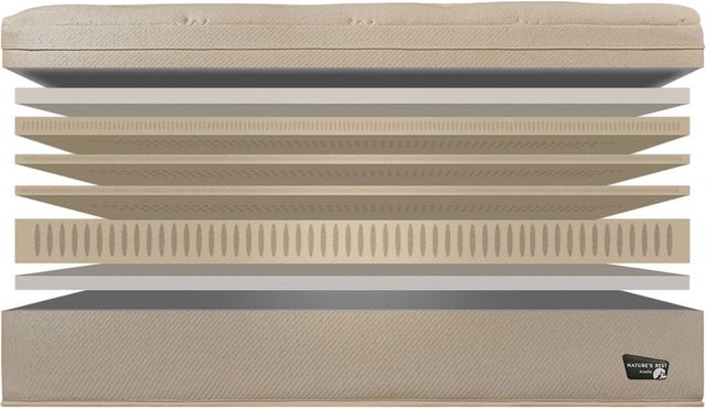 Spring Air® Nature's Rest Acadia 15.25" Latex Ultra Plush Euro Top King Mattress-2