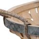 A & B Home 3-Piece Beige Woven Bamboo Outdoor Tray Set-2