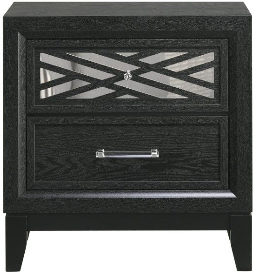 New Classic® Home Furnishings Obsidian Black Nightstand-2