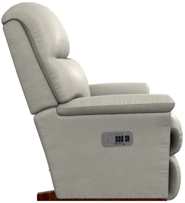 La-Z-Boy® Reed Dusty Leather Power Rocking Recliner with Headrest-3