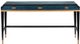 Currey & Company Kallista Caviar Black and Dark Sapphire Large Desk-0