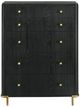 Coaster® Arini Black 5-Drawer Chest-1