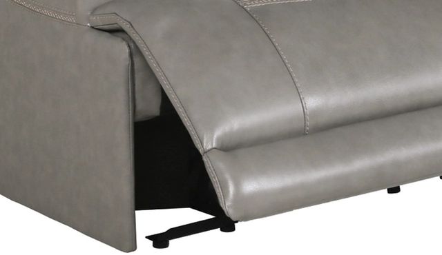 Signature Design by Ashley® Goal Keeper 5-Piece Gray Power Reclining Sectional-3