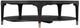 Hooker® Furniture Chapman Charred Black Shou Sugi Ban Round Cocktail Table with Pewter Accents-0