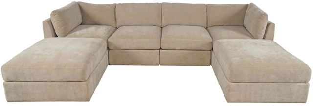 Jofran Inc. Sidney Sandstone Ottoman-3