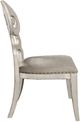 Riverside Furniture Mix-N-Match Chipped White Scroll Back Upholstered Dining Side Chair-3