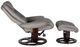 BarcaLounger® Jacque Roman-Tan Manual Recliner and Ottoman Set-2