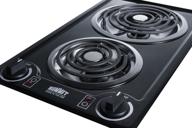 Summit® 12" Black Electric Cooktop-2