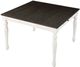 Steve Silver Co. Joanna Mocha Two Tone Counter Height Table with Leaf and Ivory Base-3