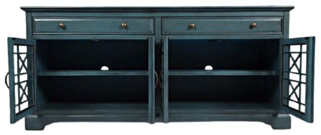 Jofran Inc. Craftsman Antique Blue 70" Media Console-3
