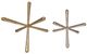 A & B Home 2-Piece Gold/Silver Decorative Objects Set-1
