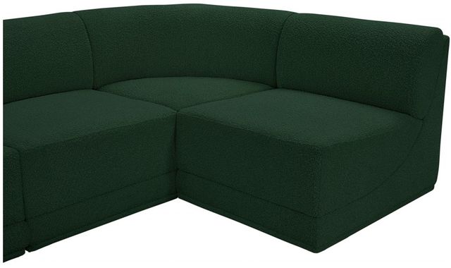 Meridian Furniture Ollie 9-Piece Green Sectional-2