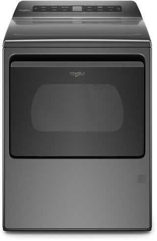 Whirlpool® 7.4 Cu. Ft. Chrome Shadow Front Load Gas Dryer