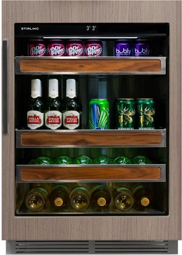 Stirling 24" 5.3 Cu. Ft. Panel Ready Built In Beverage Center-2