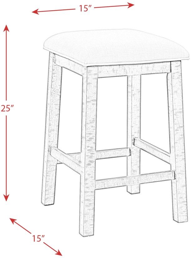 Elements International Stone 4-Piece Gray Occasional Bar Table Set-4