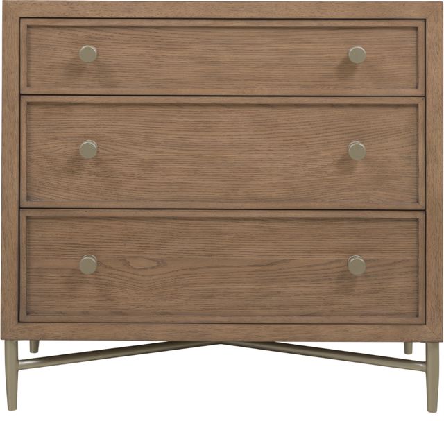 Hooker® Furniture Sonnet Wren 3-Drawer Nightstand-2