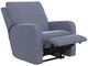 iAmerica Goodnight Denim Power Auto Glide Recliner with Power Headrest-1