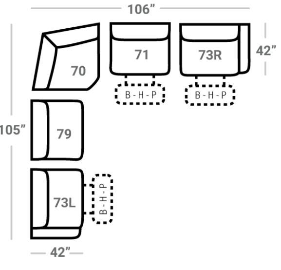 Stanton™ 5-Piece Reclining Sectional Set-1
