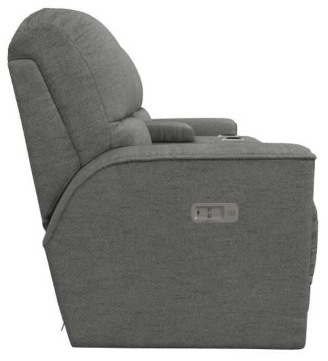La-Z-Boy® Cade Ocean Power Reclining Loveseat with Console and Headrest-3