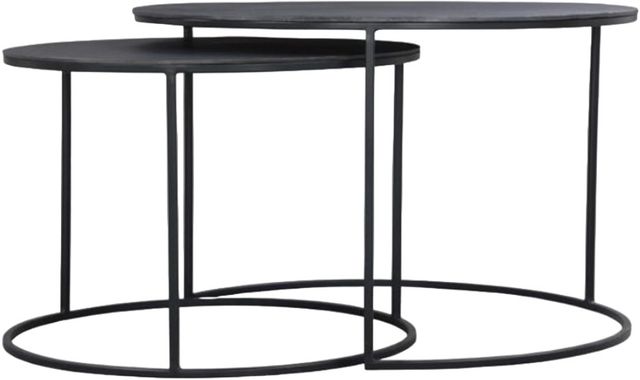 Riverside Furniture Declan Antique Charcoal Nesting Coffee Table-1