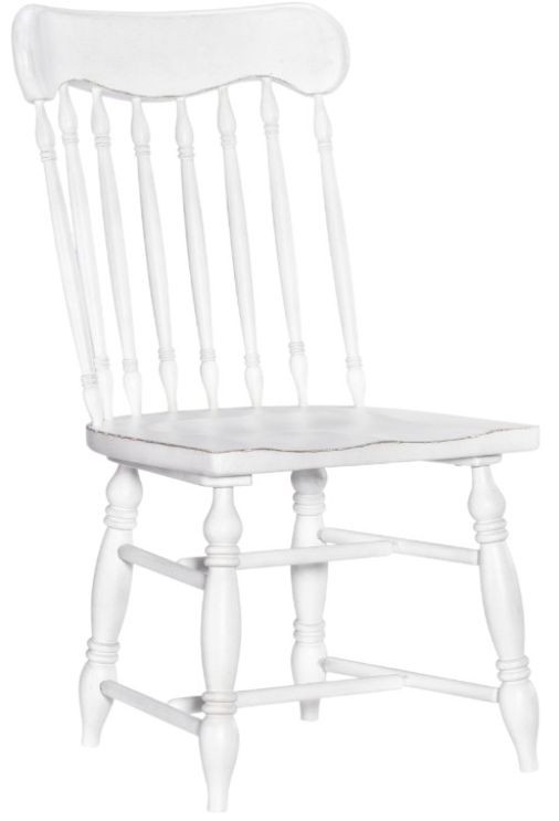 Legacy Classic Vintage Market Picket Fence Turned Spindle Dining Side Chair-0