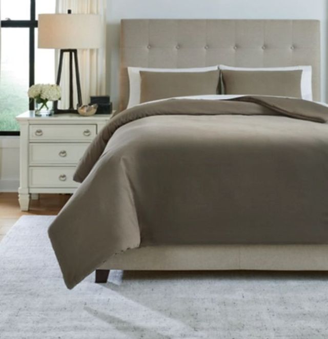 Signature Design by Ashley® Eilena Dark Taupe King Comforter Set-2