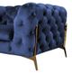 VIG Furniture Divani Casa Sheila Dark Blue Loveseat-1