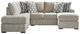 Benchcraft® Calnita 2-Piece Sisal Left Arm Facing Sectional and Chaise-0