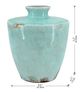 A & B Home Blue Terracotta Vase-1