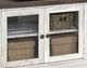 aspenhome® Eastport Drifted White 74" Console with 4 Doors-1