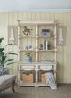 A & B Home White Bookcase-2