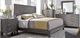 Liberty Furniture Modern Farmhouse 4-Piece Dusty Charcoal Queen Platform Bed Set-0