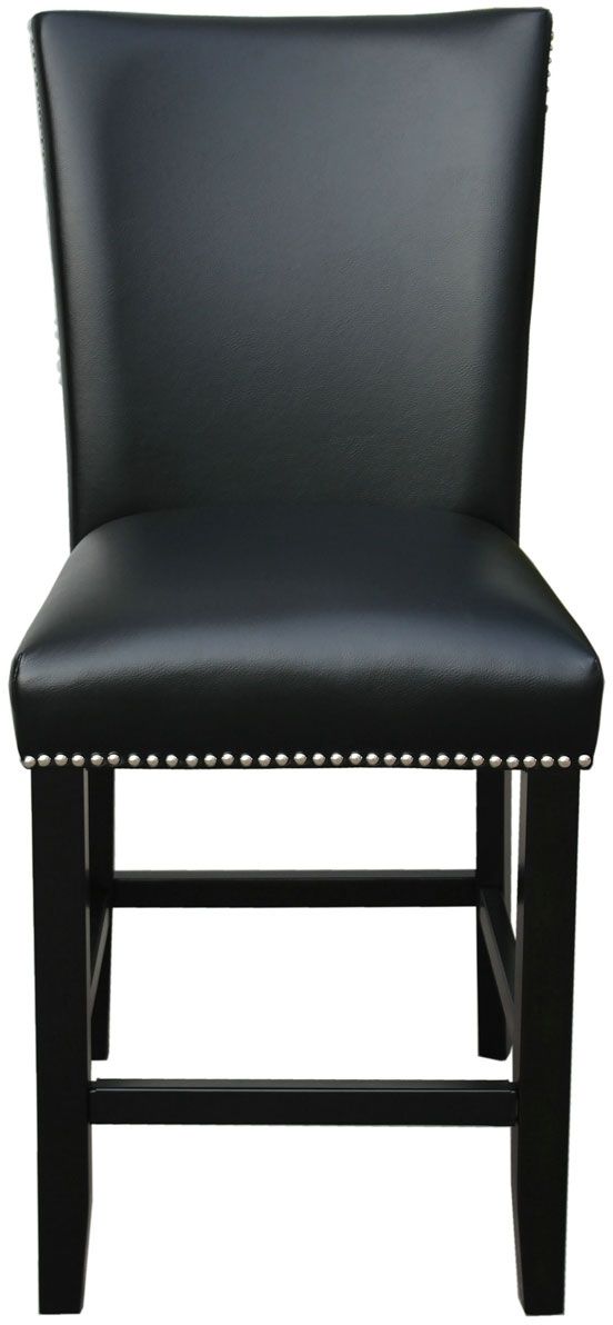 Steve Silver Co. Camila Black/Espresso Upholstered Counter Stool-3