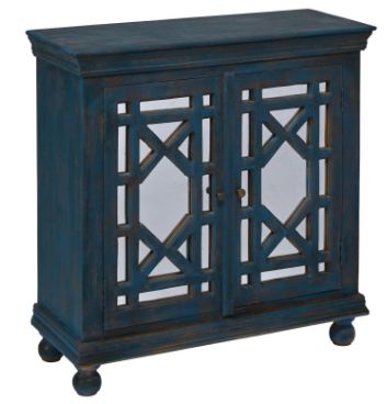 Jaipur Furniture Guru Turquoise 2-Door Cabinet-0