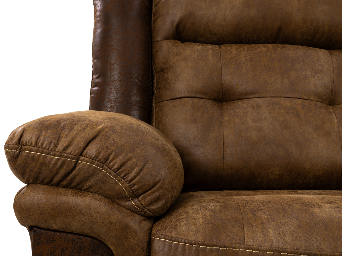 Buckaroo Reclining Console Loveseat | Bob Mills Furniture