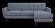 HM Richards Elliot French Blue Chaise Sofa-0