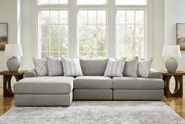 Signature Design by Ashley® Avaliyah 3-Piece Ash Left-Arm Facing Sectional and Chaise-1