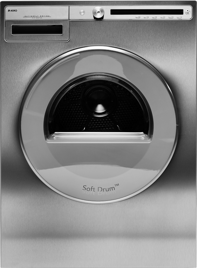 ASKO Logic 5.1 Cu. Ft. Titanium Front Load Electric Vented Dryer-0