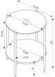 Coaster® Jonelle 3-Piece Tempered Glass Top Occasional Table with Gold Base and White Accent Set-3