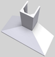 Vent-A-Hood® K Series 48" White Wall Mounted Range Hood-2