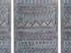 Crestview Collection Wren 3-Piece Gray Hand Carved Wood Tryptich Wall Décor Set-1