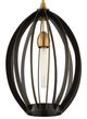 Uttermost® Darby Dark Bronze/Warm Brass Pendant-3