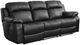 Homelegance® Marille Black Double Manual Reclining Sofa-0